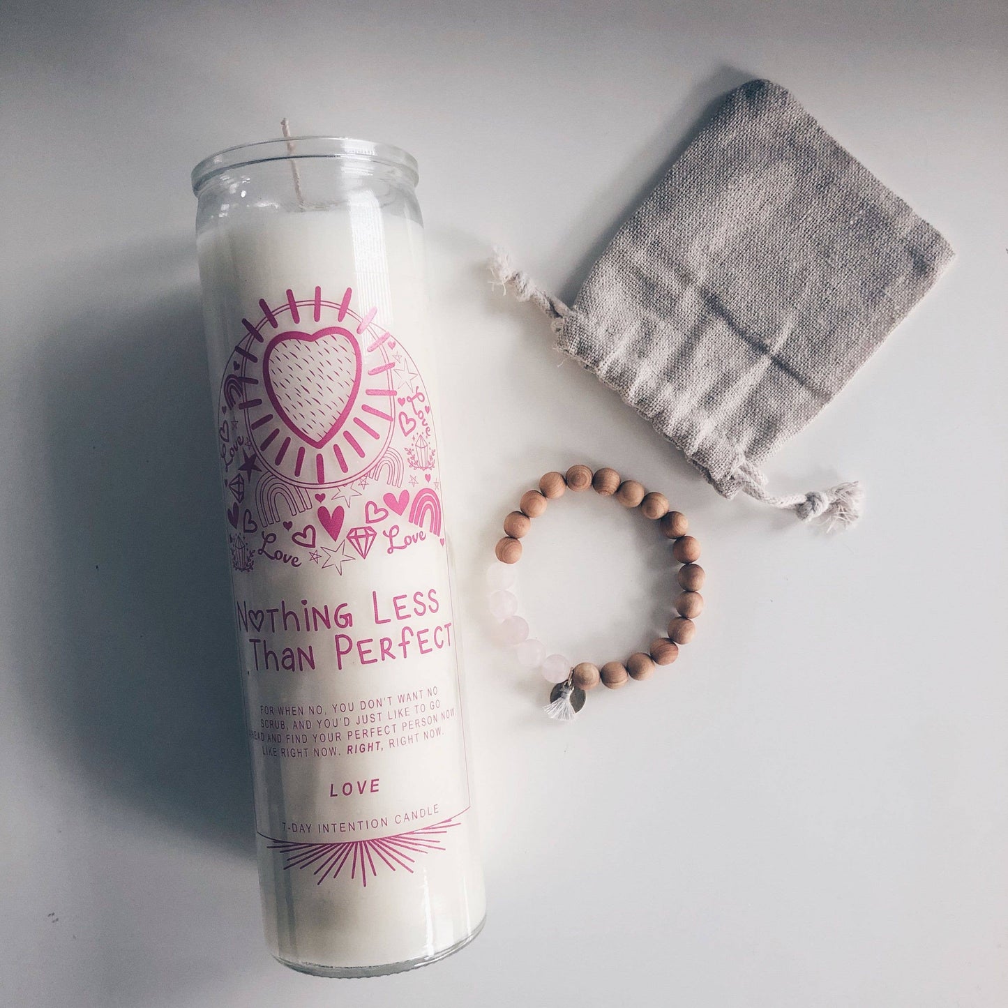 Nomad Wax Co. - Nothing Less Than Perfect LOVE Intention Candle - 16 oz