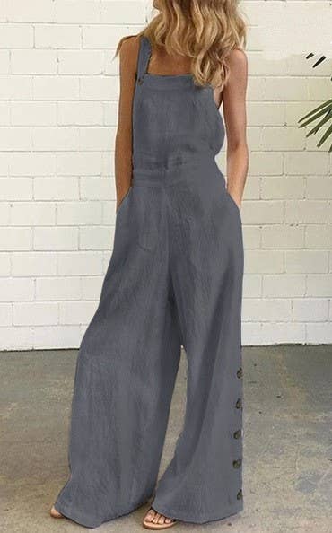 Linen overalls