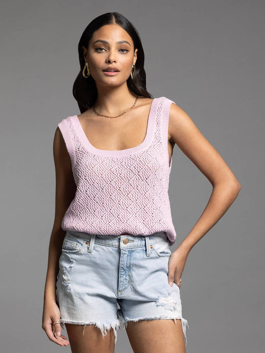Square Neck Knit Top - BAILEY TOP