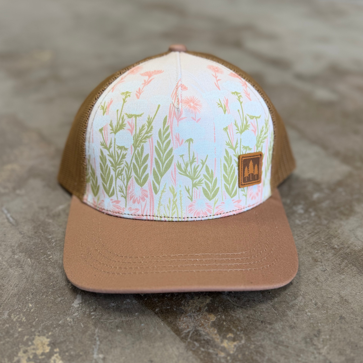 The Montana Scene - Wild Field Unisex Trucker - Soft Brown