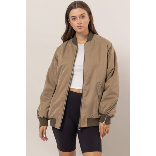 Puffer Bomber Jacket