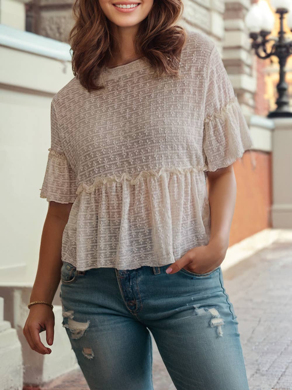 Ruffled Blouse