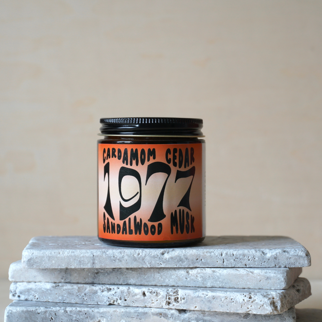 Nomad Wax Co. - 1977 Classic Jar Candle - 4oz Amber Mini