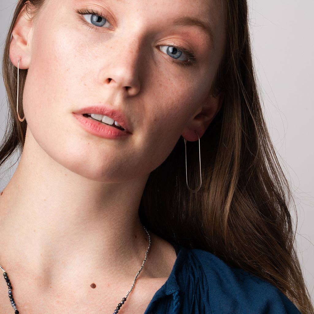Scout Curated Wears - Refined Earring Collection - Cosmic Oval/Gold Vermeil