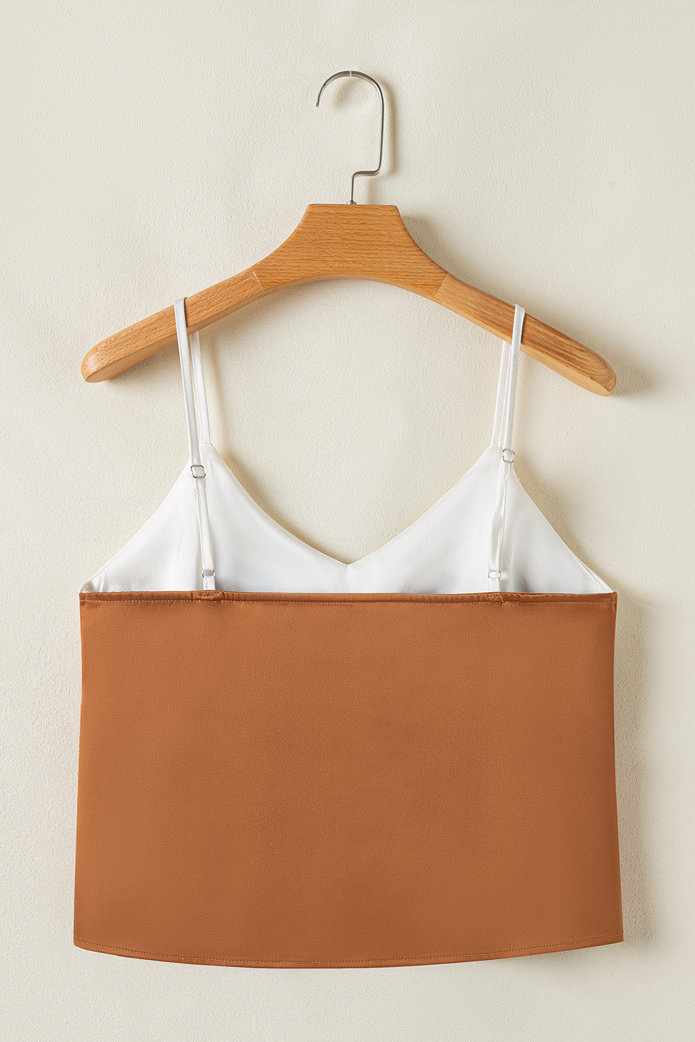 Color Block adjustable Straps Tank