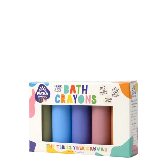 Pacha Soap Co. - Kids Bath Crayon, Rainbow Assortment