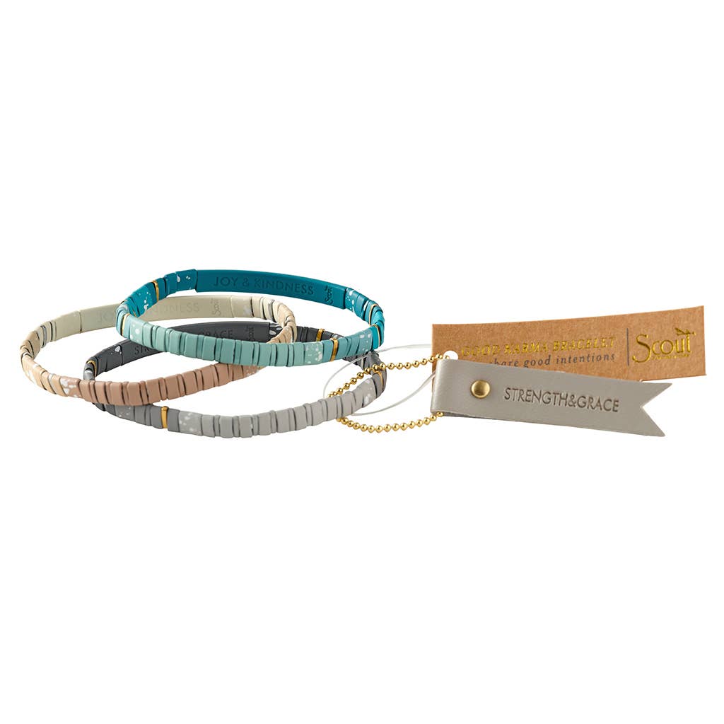 Scout Curated Wears - Good Karma Ombre Bracelet - Gratitude Fawn/Gold