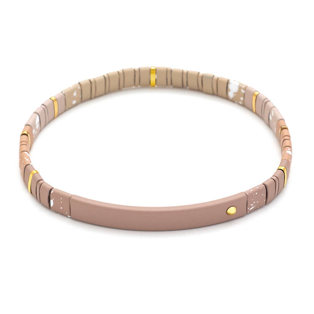 Scout Curated Wears - Good Karma Ombre Bracelet - Gratitude Fawn/Gold