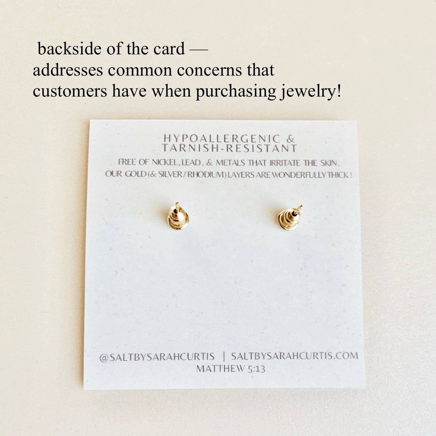SALT by Sarah Curtis - STARFISH STUDS | gold | dainty sea star stud earrings