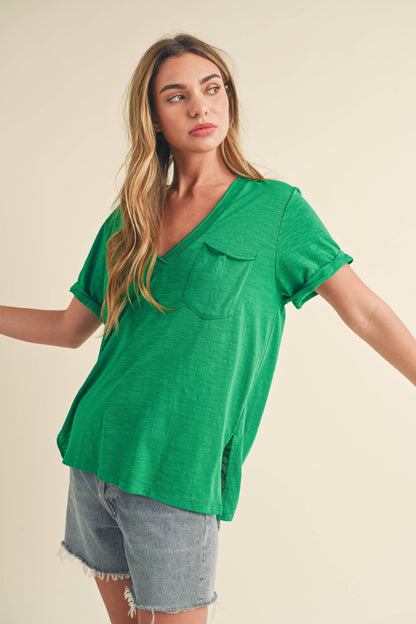 V-Neck Short Sleeve
