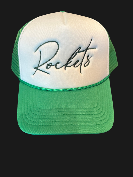 West Anna Designs - Rockets Embroidered Foam Trucker Hat