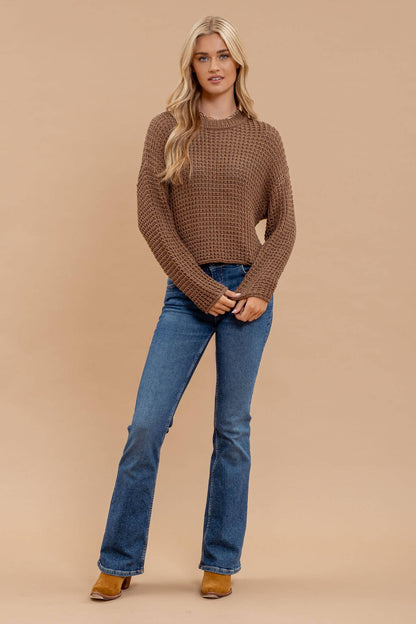 CROCHET KNIT SWEATER