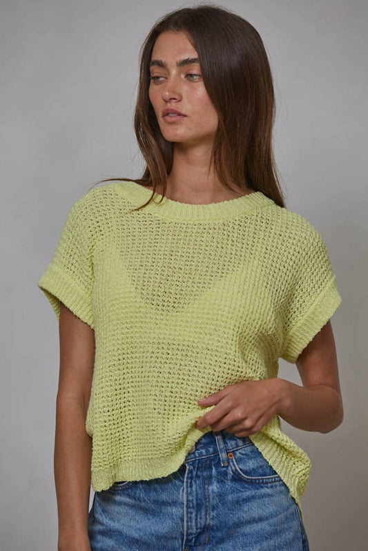 100% Cotton Short Sleeve Crew Neck Top
