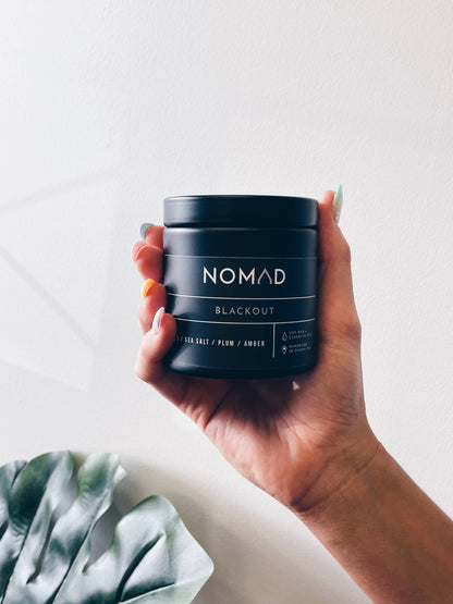 Nomad Wax Co. - Blackout Noir Candle - 9oz Matte Black