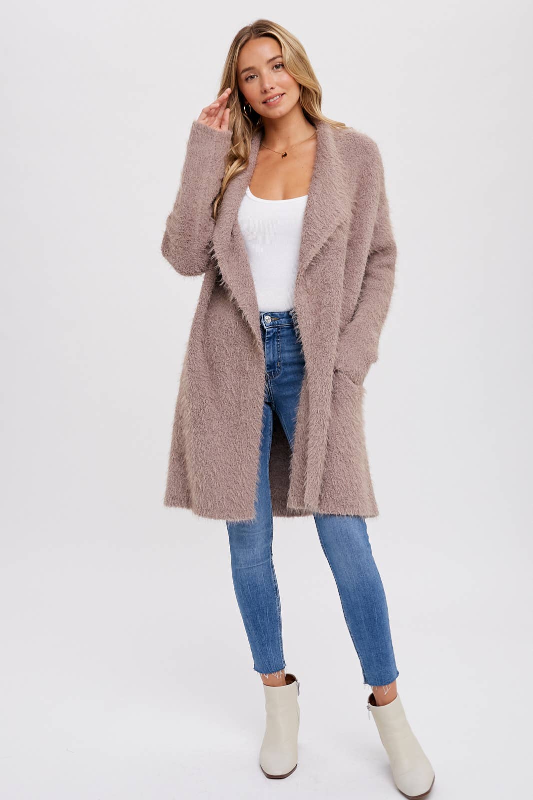 FUZZY CARDIGAN