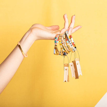 Scout Curated Wears - Good Karma Miyuki Bracelet | Strength & Grace - Ivory/Silver