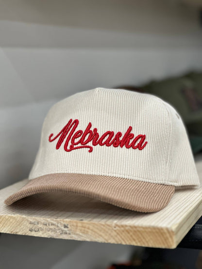 Nebraska Puff Embroidered Hat