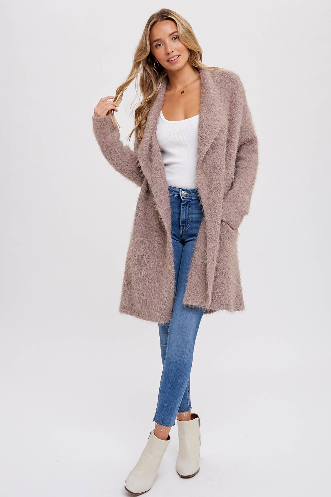FUZZY CARDIGAN