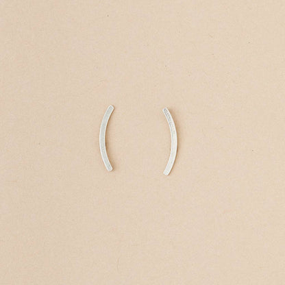 Scout Curated Wears - Refined Earring Collection - Comet Curve/Sterling Silver