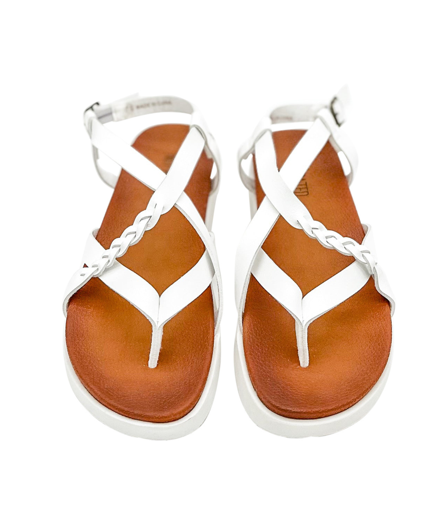 Naughty Monkey - Sela Sandal in White