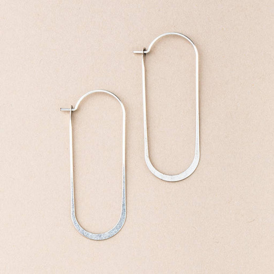 Scout Curated Wears - Refined Earring Collection - Cosmic Oval/Sterling Silver