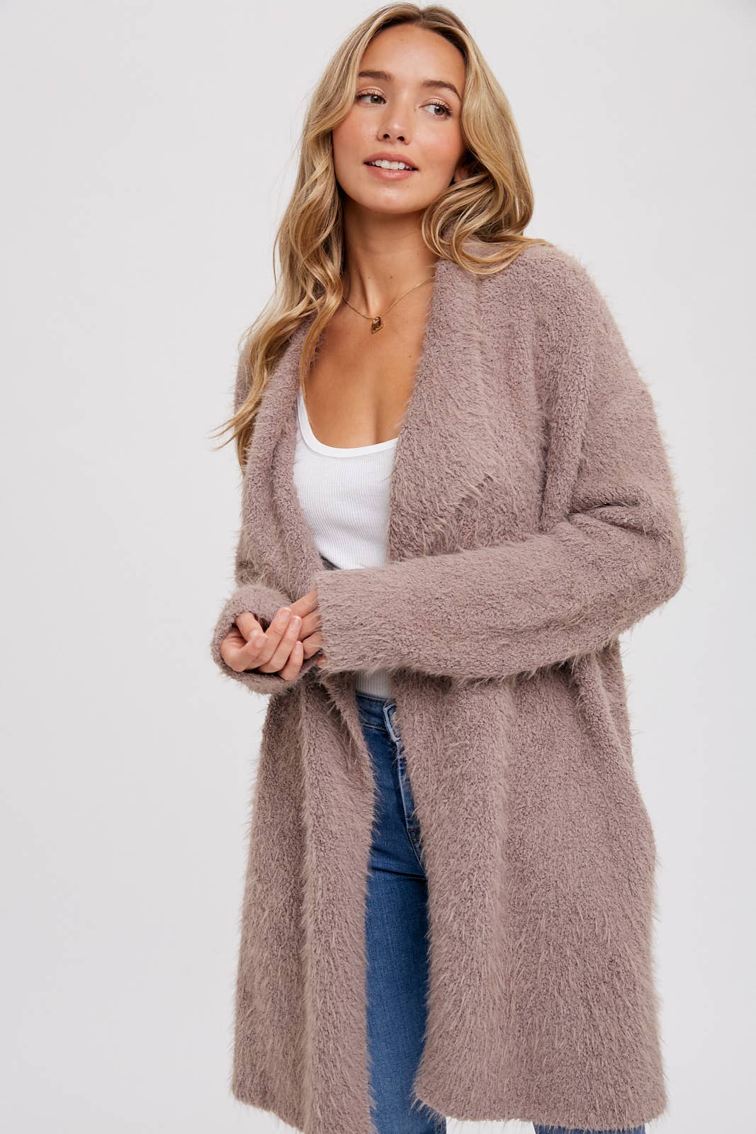 FUZZY CARDIGAN