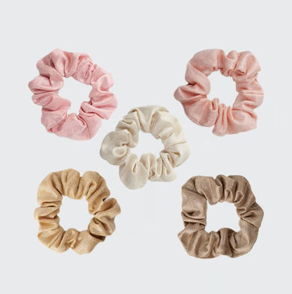 KITSCH - Scrunchies Metallic (Blush)