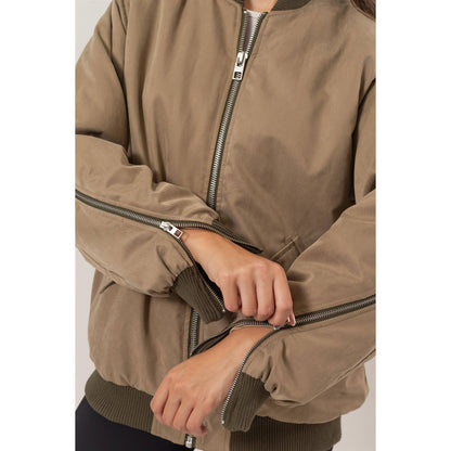 Puffer Bomber Jacket