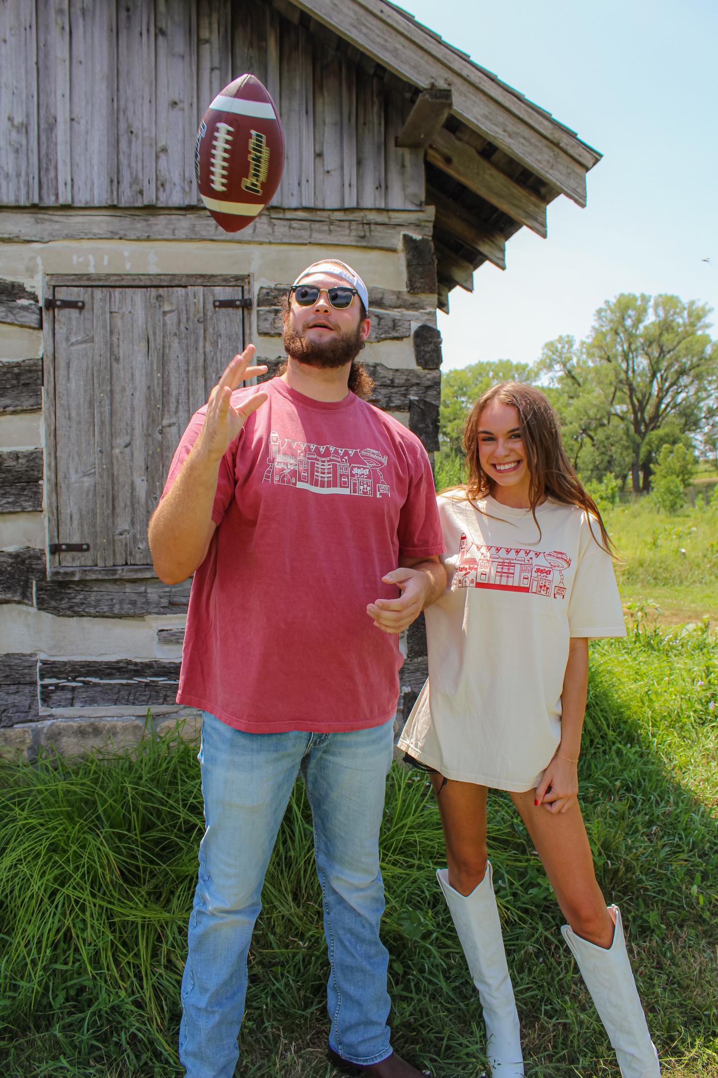 Raine Company - Game Day Village Tee Crimson