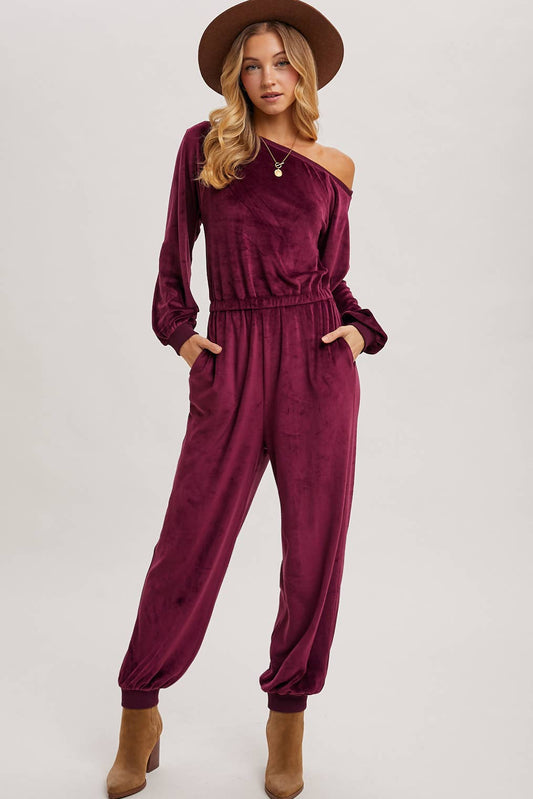VELVET JUMPSUIT