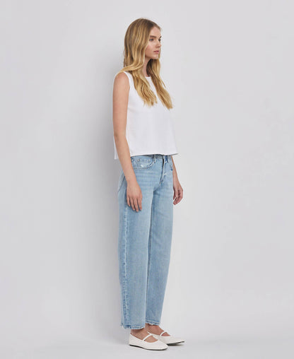 Lovervet by VERVET - HIGH RISE BARREL LEG JEANS
