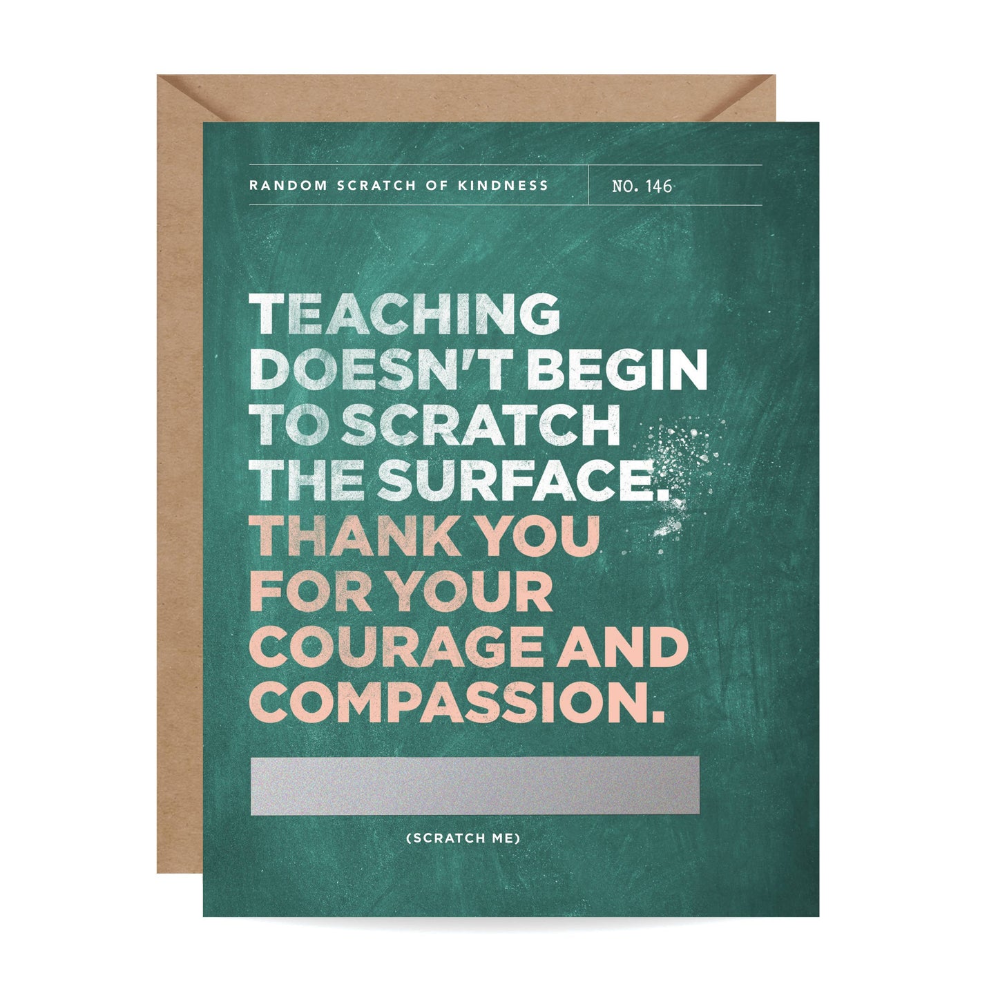 Scratch-off Card - Scratch The Surface - Teacher