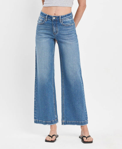 Lovervet by VERVET - HIGH RISE TROUSER WIDE JEANS