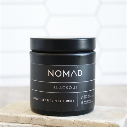 Nomad Wax Co. - Blackout Noir Candle - 9oz Matte Black