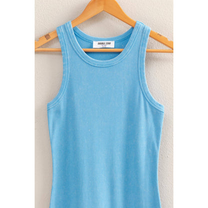 Acid Washed Tank Dress