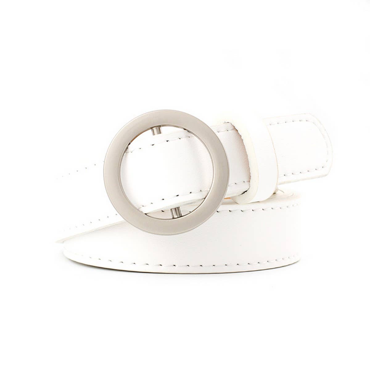 PINLESS ROUND BUCKLE BELT