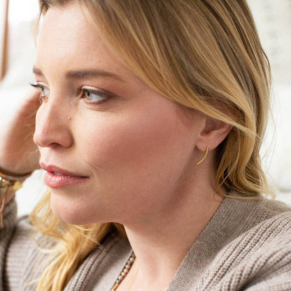 Scout Curated Wears - Refined Earring Collection - Comet Curve/Sterling Silver