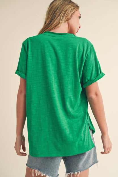 V-Neck Short Sleeve