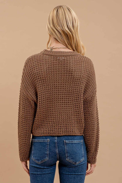 CROCHET KNIT SWEATER