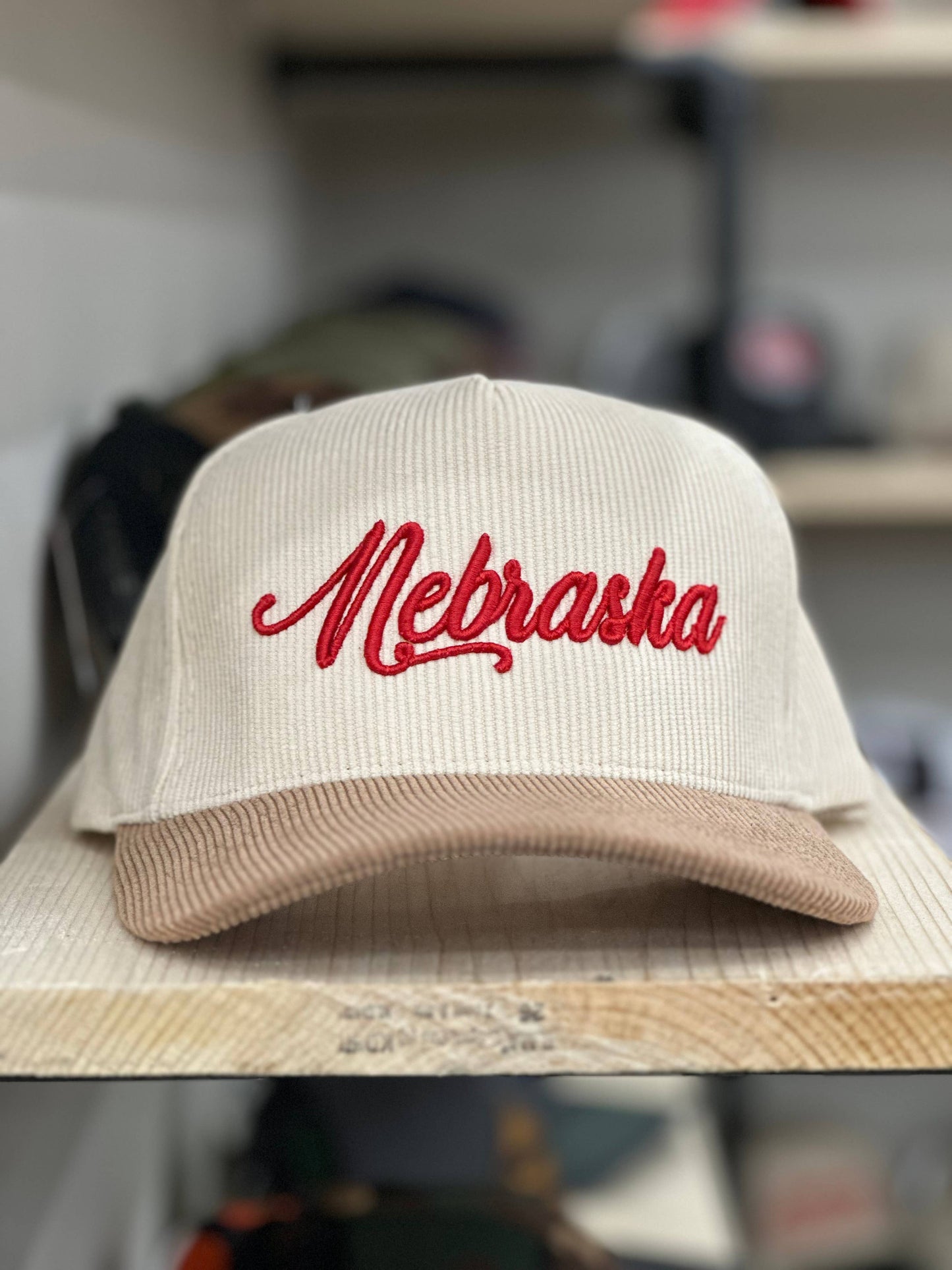 Nebraska Puff Embroidered Hat