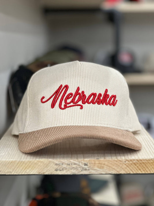 Nebraska Puff Embroidered Hat
