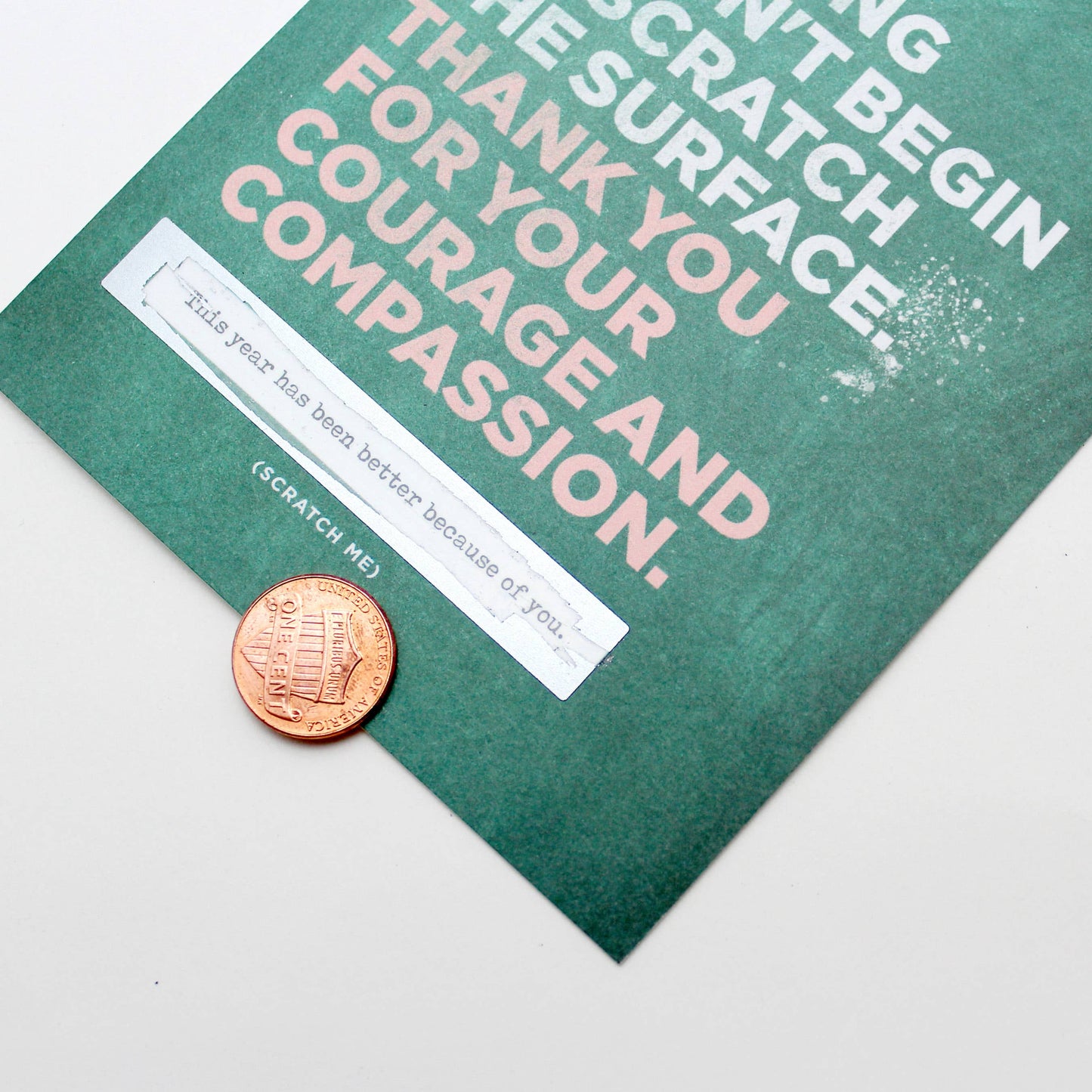 Scratch-off Card - Scratch The Surface - Teacher