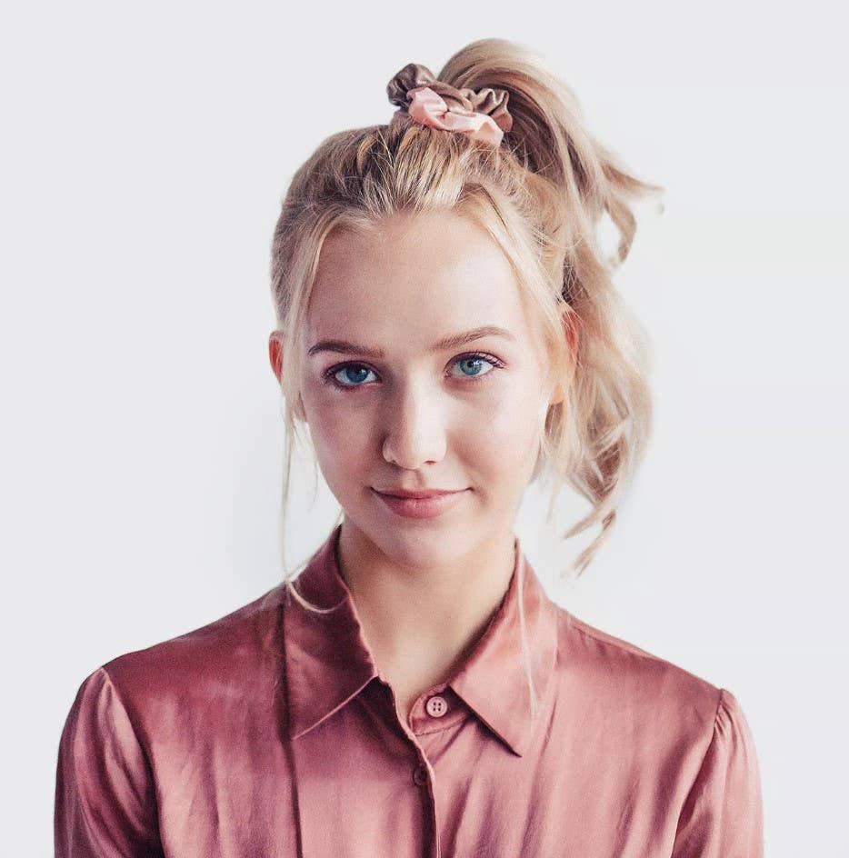KITSCH - Scrunchies Metallic (Blush)