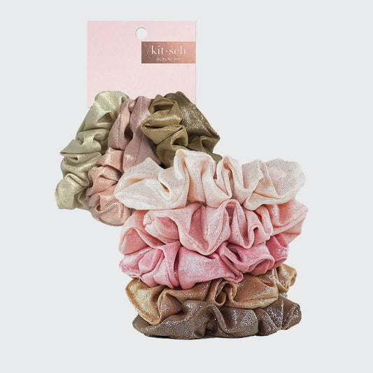 KITSCH - Scrunchies Metallic (Blush)