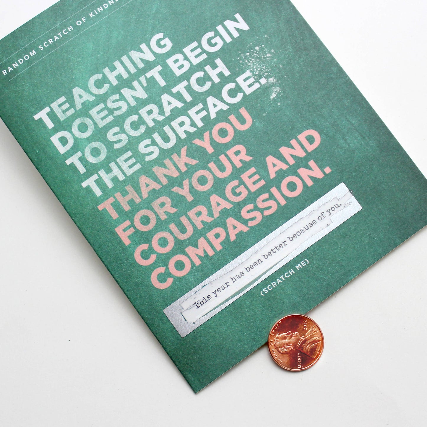 Scratch-off Card - Scratch The Surface - Teacher