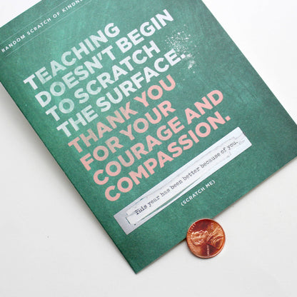 Scratch-off Card - Scratch The Surface - Teacher