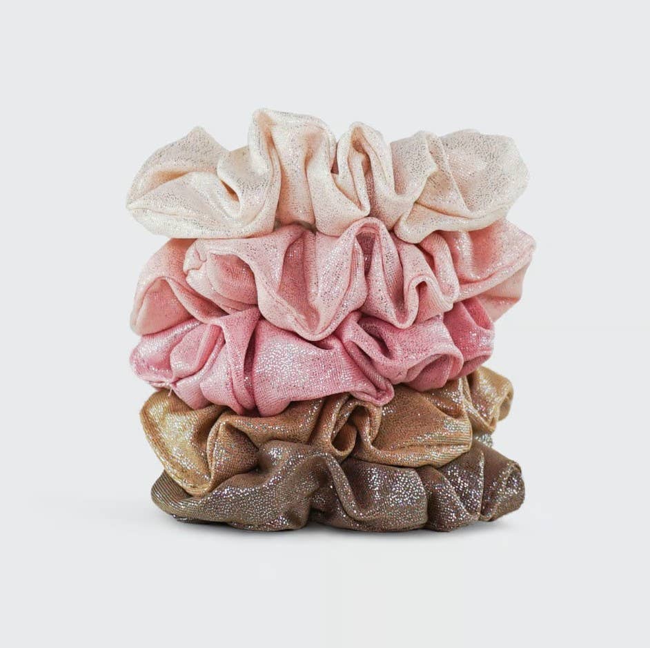 KITSCH - Scrunchies Metallic (Blush)