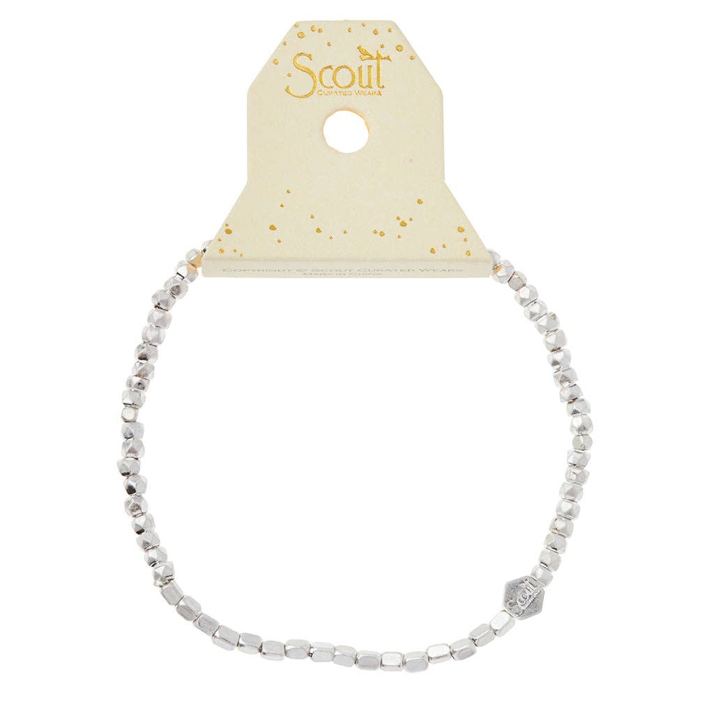 Scout Curated Wears - Mini Metal Stacking Bracelet - Silver